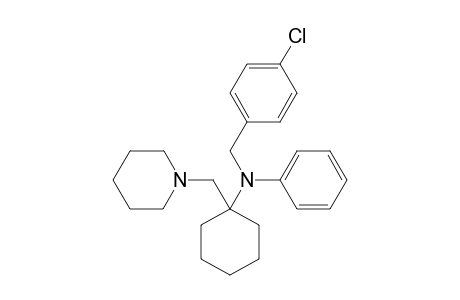 N-(4-CHLORO-BENZYL)-N-[1-[(PIPERIDIN-1-YL)-METHYL]-CYCLOHEXYL]-BENZENAMINE