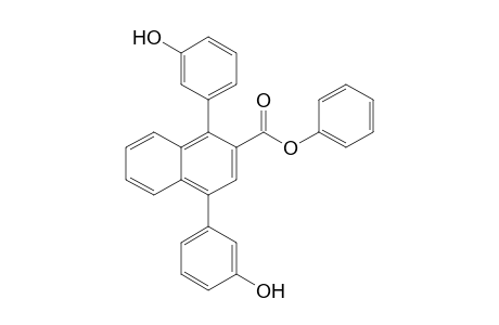 Phenyl 1,4-Bis(3-hydroxyphenyl)-2-naphthoate
