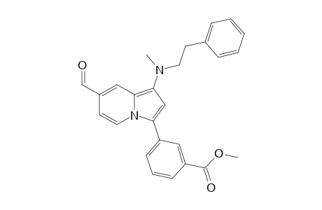 Methyl 3-{7-formyl-1-[methyl(phenethyl)amino]indolizin-3-yl}benzoate