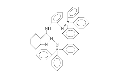2-(Triphenylphosphoranylideneamino)-3-(2-<triphenylphosphoranylideneamino>-phenylamino)-2H-indazole