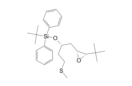 tert-butyl-[(1R)-1-[[(2R,3S)-3-tert-butyloxiran-2-yl]methyl]-3-(methylthio)propoxy]-di(phenyl)silane