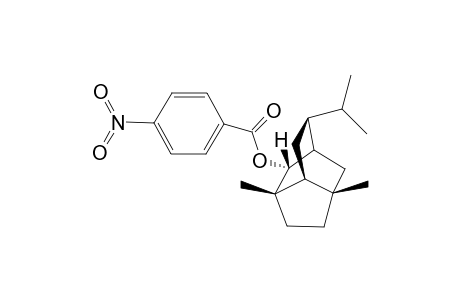 (-)-(1R,2R,3S,6S,7R,9S)-9-Isopropyl-3,6-dimethyltricyclo[4.3.1.0(3,7)]dec-2-yl-4-nitrobenzoate