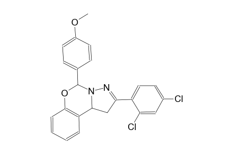 2-(2,4-dichlorophenyl)-5-(4-methoxyphenyl)-1,10b-dihydropyrazolo[1,5-c][1,3]benzoxazine