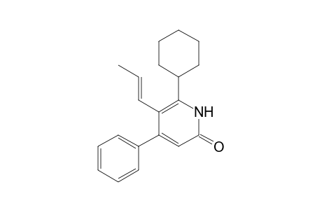 6-Cyclohexyl-4-phenyl-5-propenyl-2(1H)-pyridone