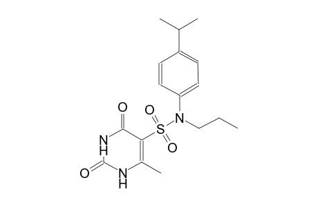 N-(4-isopropylphenyl)-6-methyl-2,4-dioxo-N-propyl-1,2,3,4-tetrahydro-5-pyrimidinesulfonamide