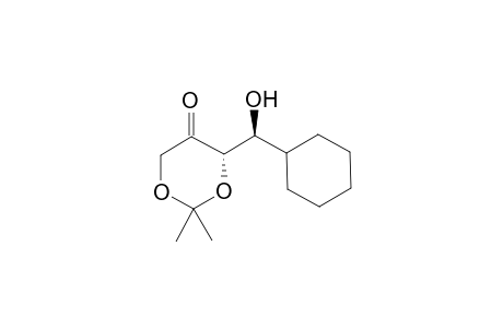 (4S)-4-[(S)-cyclohexyl(hydroxy)methyl]-2,2-dimethyl-1,3-dioxan-5-one