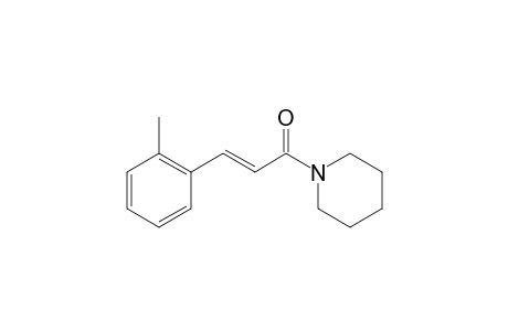 Piperidine, 1-[3-(2-methylphenyl)-1-oxo-2-propenyl]-, (E)-