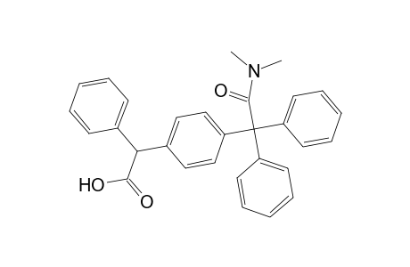 (4-[2-(Dimethylamino)-2-oxo-1,1-diphenylethyl]phenyl)(phenyl)acetic acid