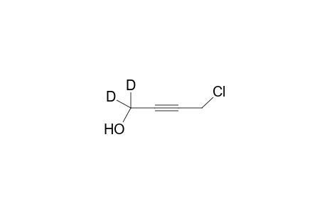 1,1-Dideuterio-3-chloropropargyl alcohol