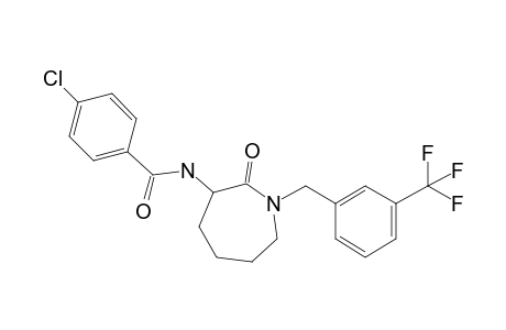 4-Chloro-N-{2-oxo-1-[3-(trifluoromethyl)benzyl]azepan-3-yl}benzamide