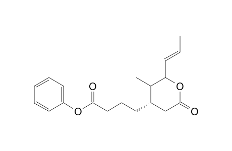 Tetrahydro-5-methyl-2-oxo-6-[(E)-prop-1'-enyl]-2H-pyran-4-yl (S)-phenylbutyrate