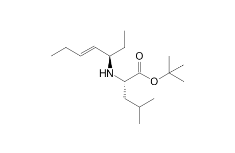 (S)-tert-Butyl 2-((R,E)-hept-4-en-3-ylamino)-4-methylpentanoate