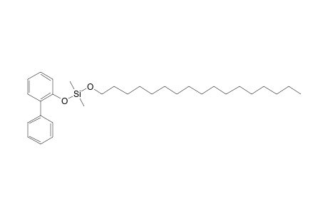 Silane, dimethyl(2-biphenyloxy)heptadecyloxy-