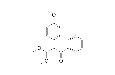 3,3-Dimethoxy-2-(4-methoxyphenyl)-1-phenyl-1-propanone