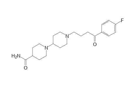Pipamperone or 1'-[4-(4-fluorophenyl)-4-oxobutyl]-[1,4'-bipiperidine]-4'-carboxamide