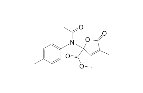 N-acetyl-2-methyl-4-p-toluidino-2-buten-4-olide-4-carboxylic acid methyl ester