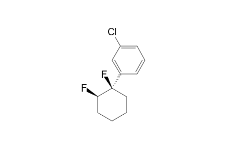1-FLUORO-1-(3'-CHLOROPHENYL)-CIS-2-FLUOROCYCLOHEXANE