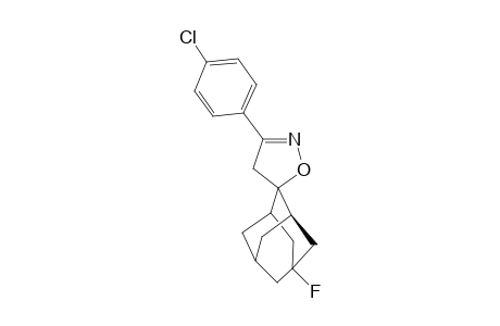 (Z)-5-Fluoro-3'-(4-chlorophenyl)-4'-hydrospiro[adamantane-2,5'-(delta.(2)-isoxazoline]