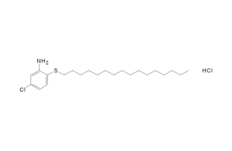 5-chloro-2-(hexadecylthio)aniline, hydrochloride