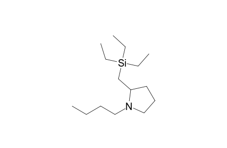 N-Butyl-2-[(triethylsilyl)methyl]pyrrolidine