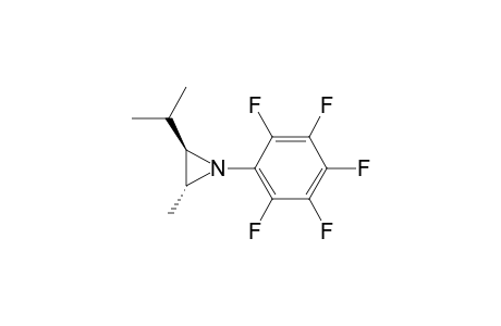 Aziridine, 2-methyl-3-(1-methylethyl)-1-(pentafluorophenyl)-, trans-