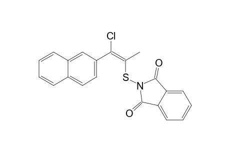 N-[(E)-2-Chloro-1-methyl-2-(2-naphthyl)vinylthio]phthalimide