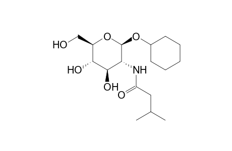 .beta.-D-Glucopyranoside, cyclohexyl 2-deoxy-2-[(3-methyl-1-oxobutyl)amino]-