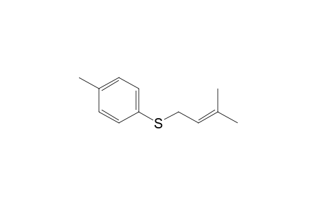 (3-Methylbut-2-en-1-yl)(p-tolyl)sulfane