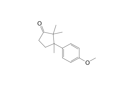 3-(4-Methoxyphenyl)-2,2,3-trimethyl-1-cyclopentanone