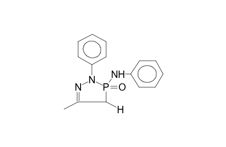2-PHENYL-3-OXO-3-PHENYLAMINO-5-METHYL-1,2,3-DIAZAPHOSPHOLINE-5