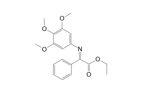 Ethyl 2-phenyl-2-((3,4,5-trimethoxyphenyl)imino)acetate