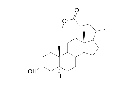 4-(3-Hydroxy-10,13-dimethyl-hexadecahydro-cyclopenta[a]phenanthren-17-yl)-pentanoic acid methyl ester