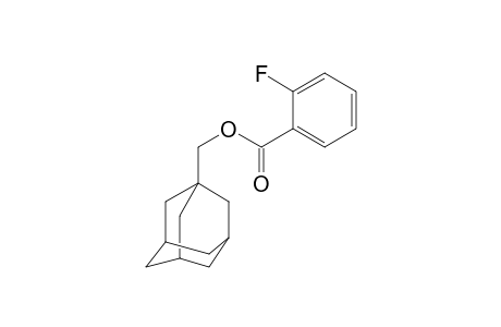 2-Fluorobenzoic acid. 1-adamantylmethyl ester