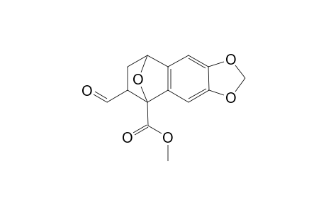 5,8-Epoxynaphtho[2,3-d]-1,3-dioxole-5(6H)-carboxylic acid, 6-formyl-7,8-dihydro-, methyl ester