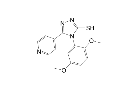 4-(2,5-Dimethoxy-phenyl)-5-pyridin-4-yl-4H-[1,2,4]triazole-3-thiol