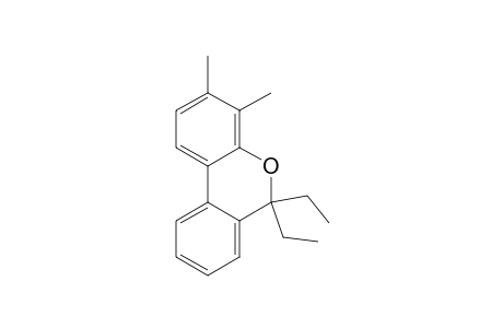 6,6-Diethyl-3,4-dimethyl-6H-dibenzo[b,d]pyran