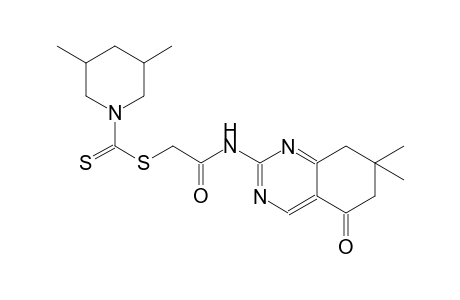 2-[(7,7-dimethyl-5-oxo-5,6,7,8-tetrahydro-2-quinazolinyl)amino]-2-oxoethyl 3,5-dimethyl-1-piperidinecarbodithioate