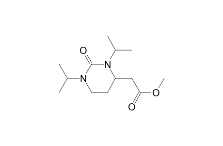4-Pyrimidineacetic acid, hexahydro-1,3-bis(1-methylethyl)-2-oxo-, methyl ester, (.+-.)-