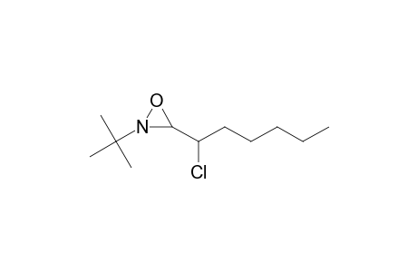 2-t-Butyl-3-(1-chlorohexyl)oxaziridine
