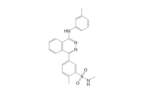 N,2-dimethyl-5-[4-(3-toluidino)-1-phthalazinyl]benzenesulfonamide