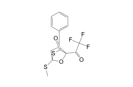 1-(methylthio)-endo-5-phenyl-4-(trifluoracetyl)-7-oxa-2-thiabicyclo[2.2.1]heptan-3-on