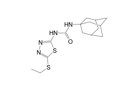 N-(1-adamantyl)-N'-[5-(ethylsulfanyl)-1,3,4-thiadiazol-2-yl]urea