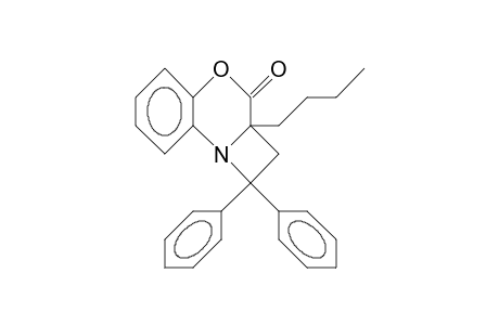 1a-Butyl-3,3-diphenyl-azetidino(C)(1,4)benzoxazin-1-one