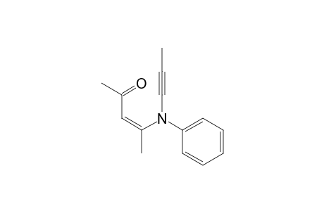 (Z)-4-[Phenyl(1-propynyl)amino]-3-penten-2-one