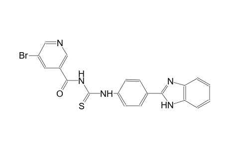 thiourea, N-[4-(1H-benzimidazol-2-yl)phenyl]-N'-[(5-bromo-3-pyridinyl)carbonyl]-