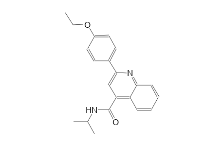 2-(4-ethoxyphenyl)-N-isopropyl-4-quinolinecarboxamide