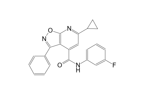 isoxazolo[5,4-b]pyridine-4-carboxamide, 6-cyclopropyl-N-(3-fluorophenyl)-3-phenyl-