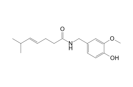 (E)-6-methyl-N-vanillyl-hept-4-enamide