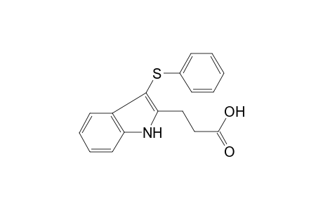 3-[3-(Phenylsulfanyl)-1H-indol-2-yl]propanoic acid