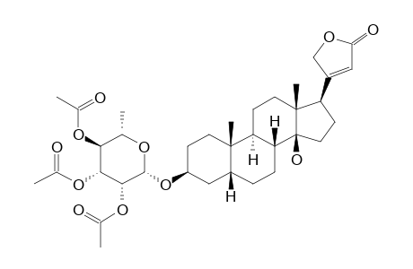 DIGITOXIGENIN-3-BETA-O-ALPHA-L-PERACETYLRHAMNOSID,(5-BETA-H)